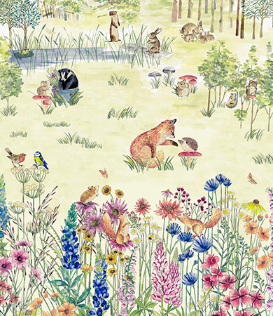 Little Greene Potter's Woodland Behang 0231POSPRIN - LAB COLOUR THE WORLD