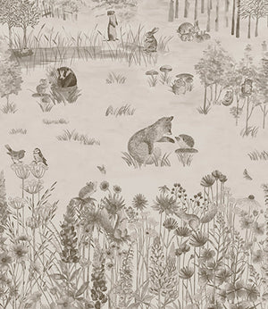 Little Greene Potter's Woodland Behang 0231POSTONE - LAB COLOUR THE WORLD