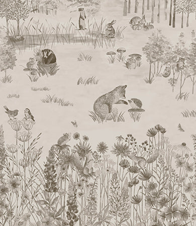Little Greene Potter's Woodland Behang 0231POSTONE - LAB COLOUR THE WORLD