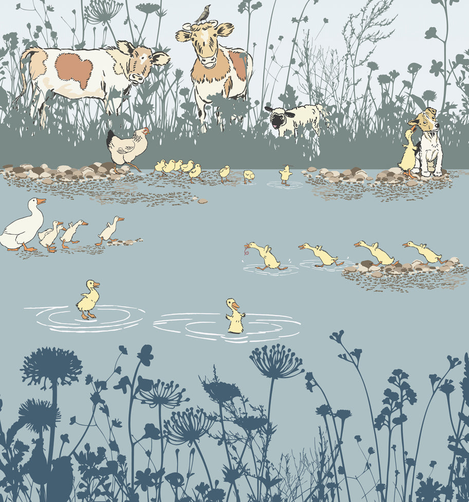 Little Greene Riverside Capers Behang 0231RIMOOZZ - LAB COLOUR THE WORLD
