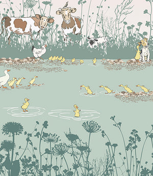Little Greene Riverside Capers Behang 0231RIQUACK - LAB COLOUR THE WORLD