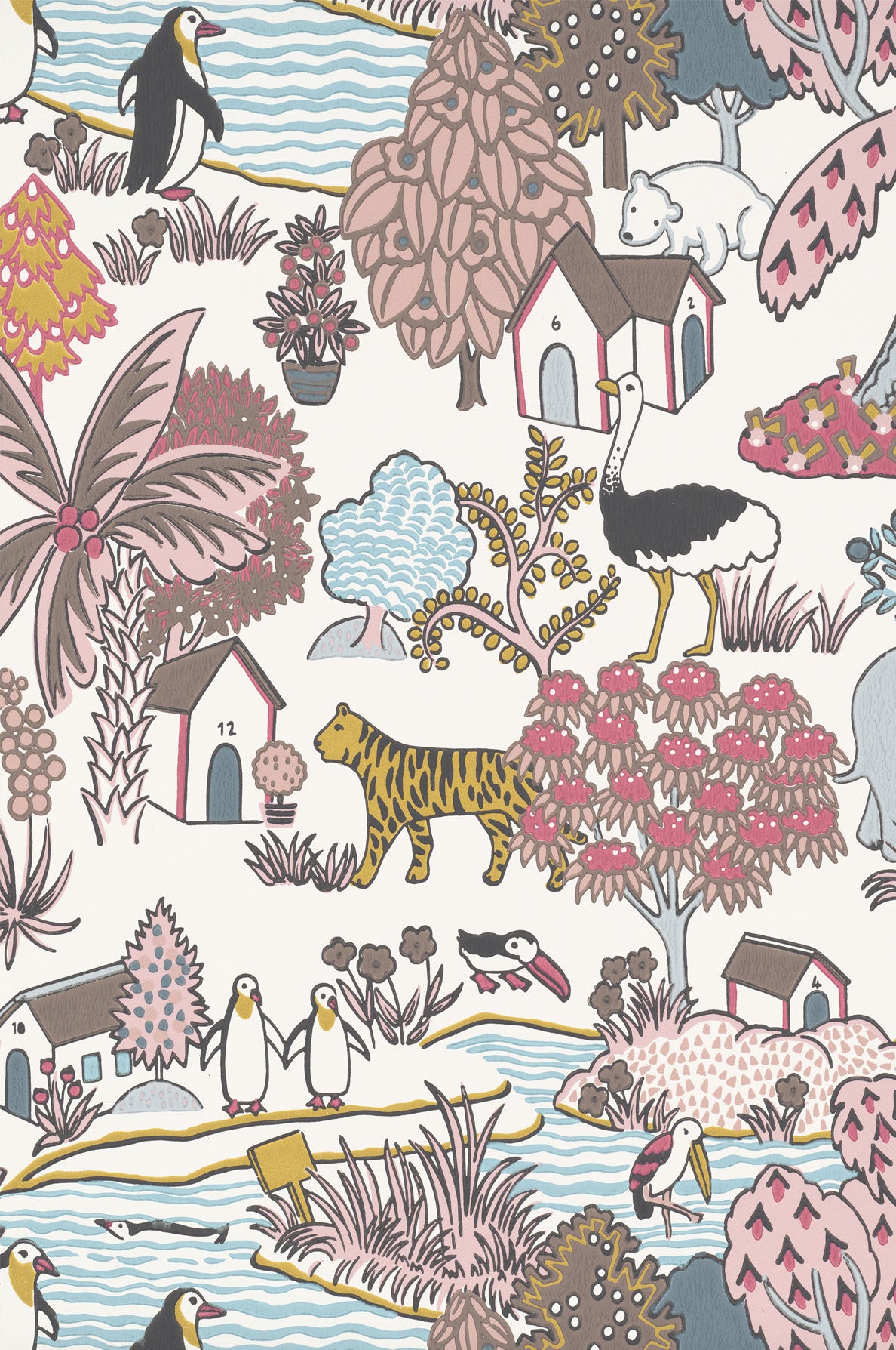 Little Greene Animal Kingdom Behang 0231ANCONFE