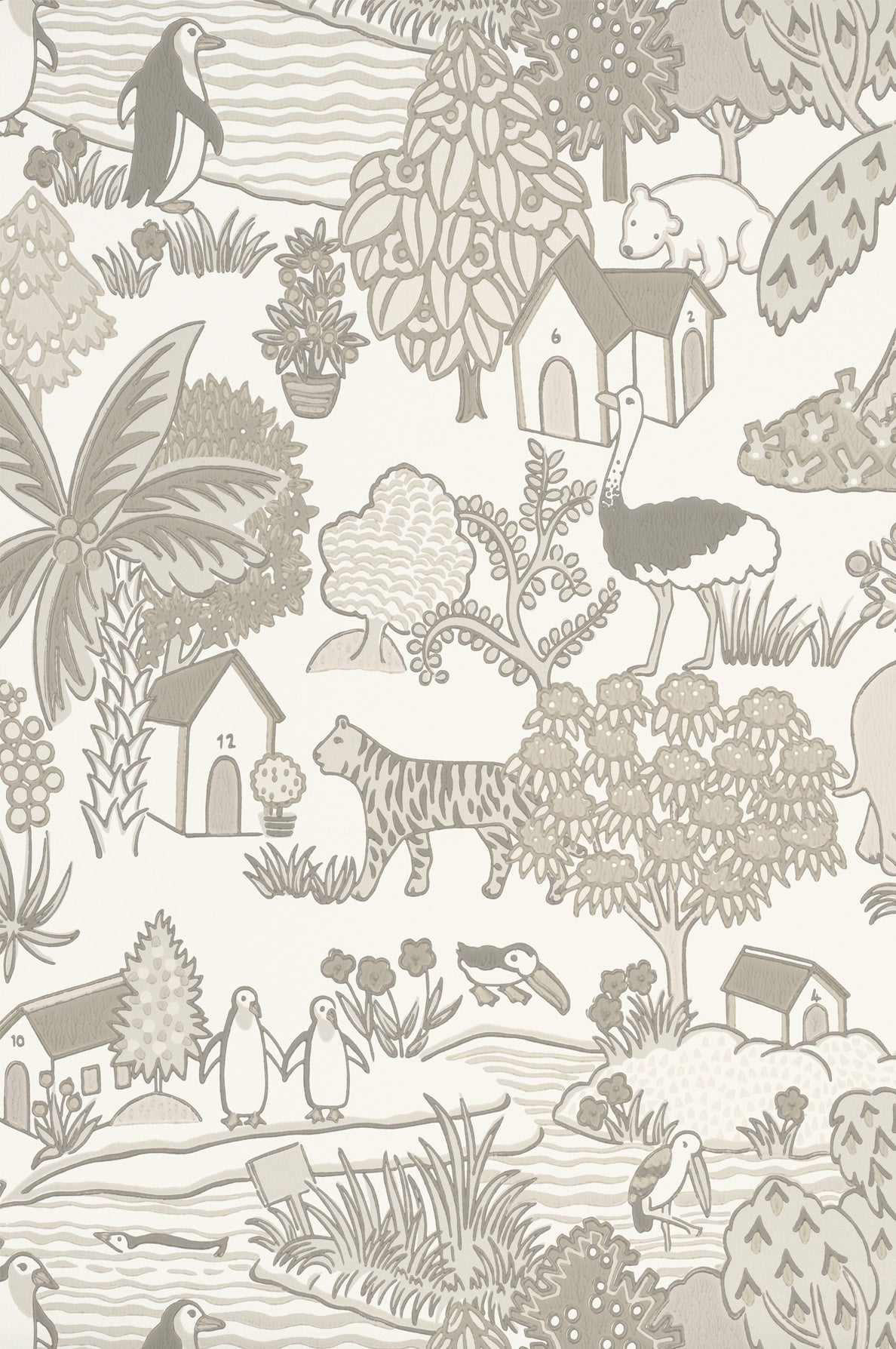 Little Greene Animal Kingdom Behang 0231ANPORTL