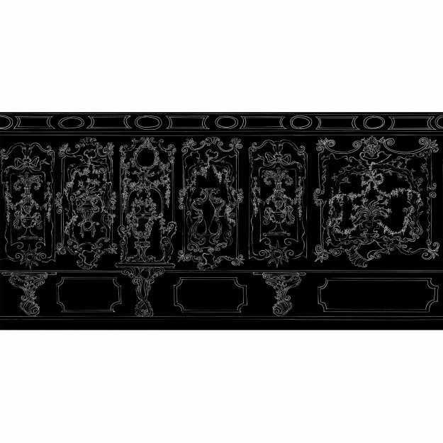 Les Dominotiers Suite Ducale Noir Behang DOM 189-3