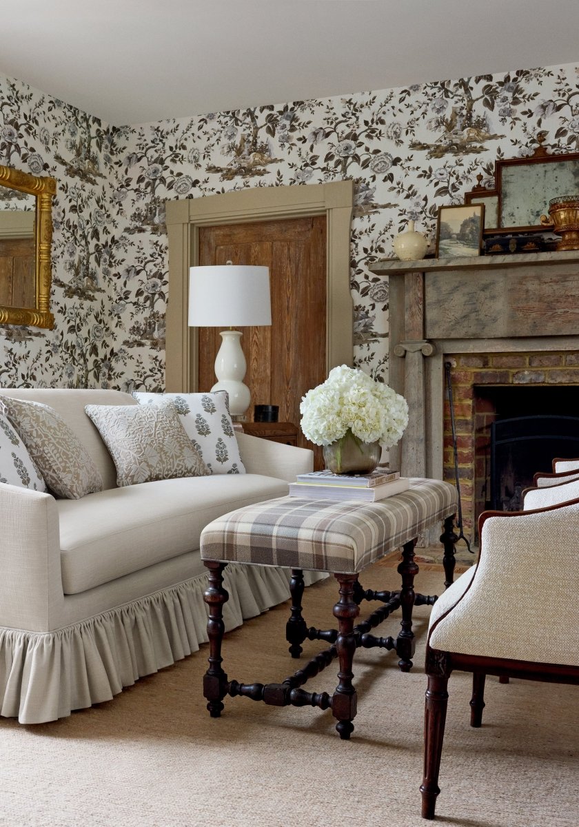 Thibaut Boxwood Forest Lodge Behang TWW10540 - LAB COLOUR THE WORLD