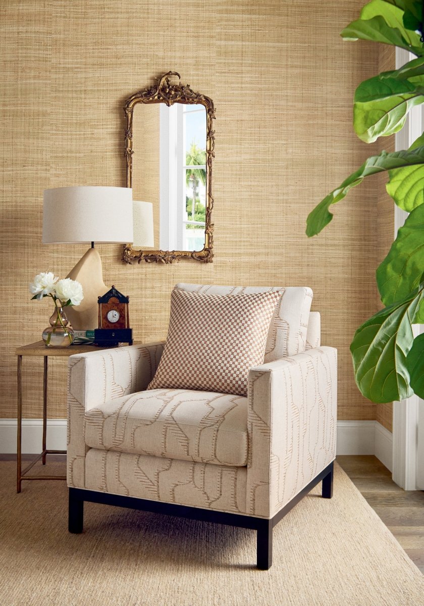 Thibaut Grasscloth Resource 7 Mackinac Behang T10300 - LAB COLOUR THE WORLD