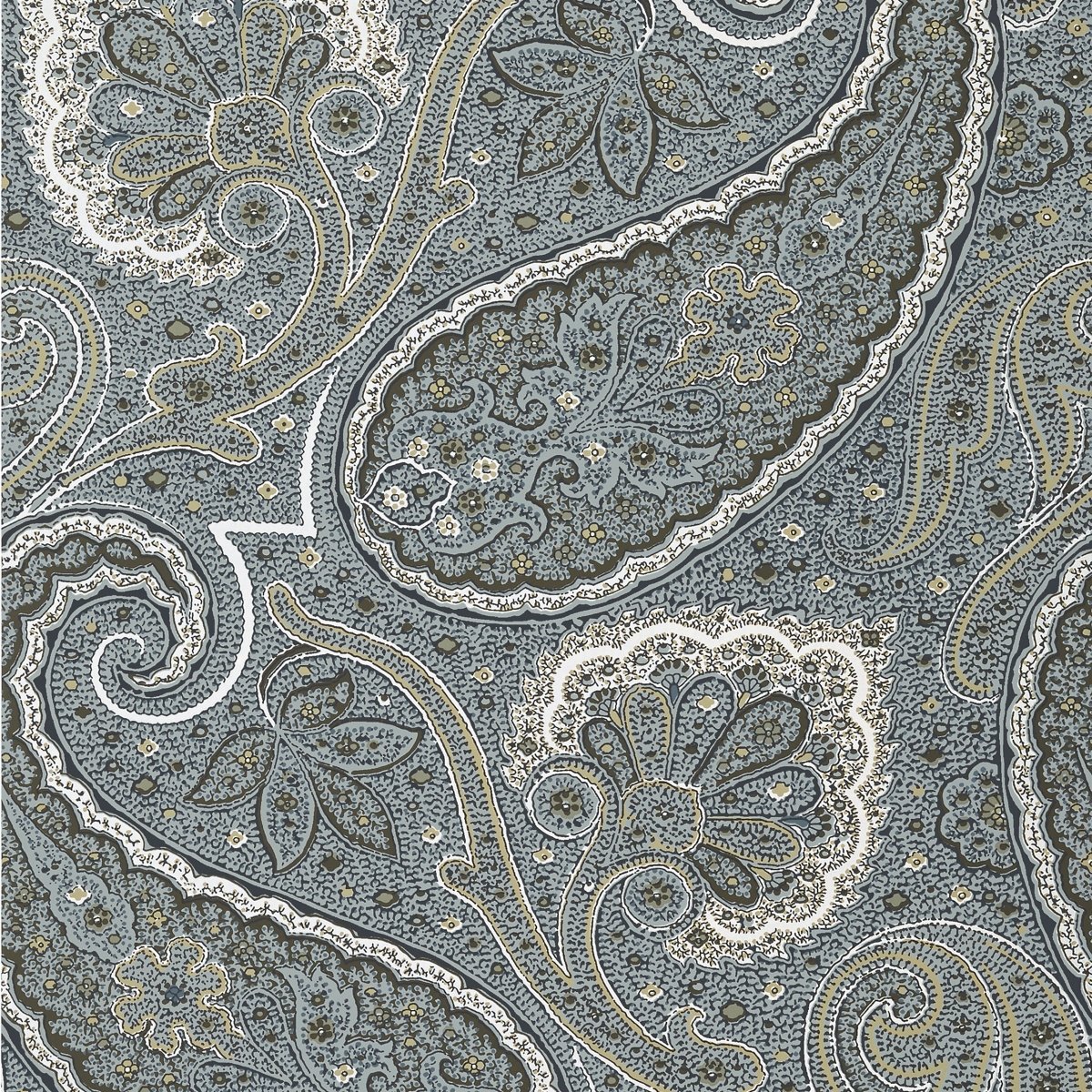 Thibaut Greenwood Sherrill Paisley Behang T85077 - LAB COLOUR THE WORLD