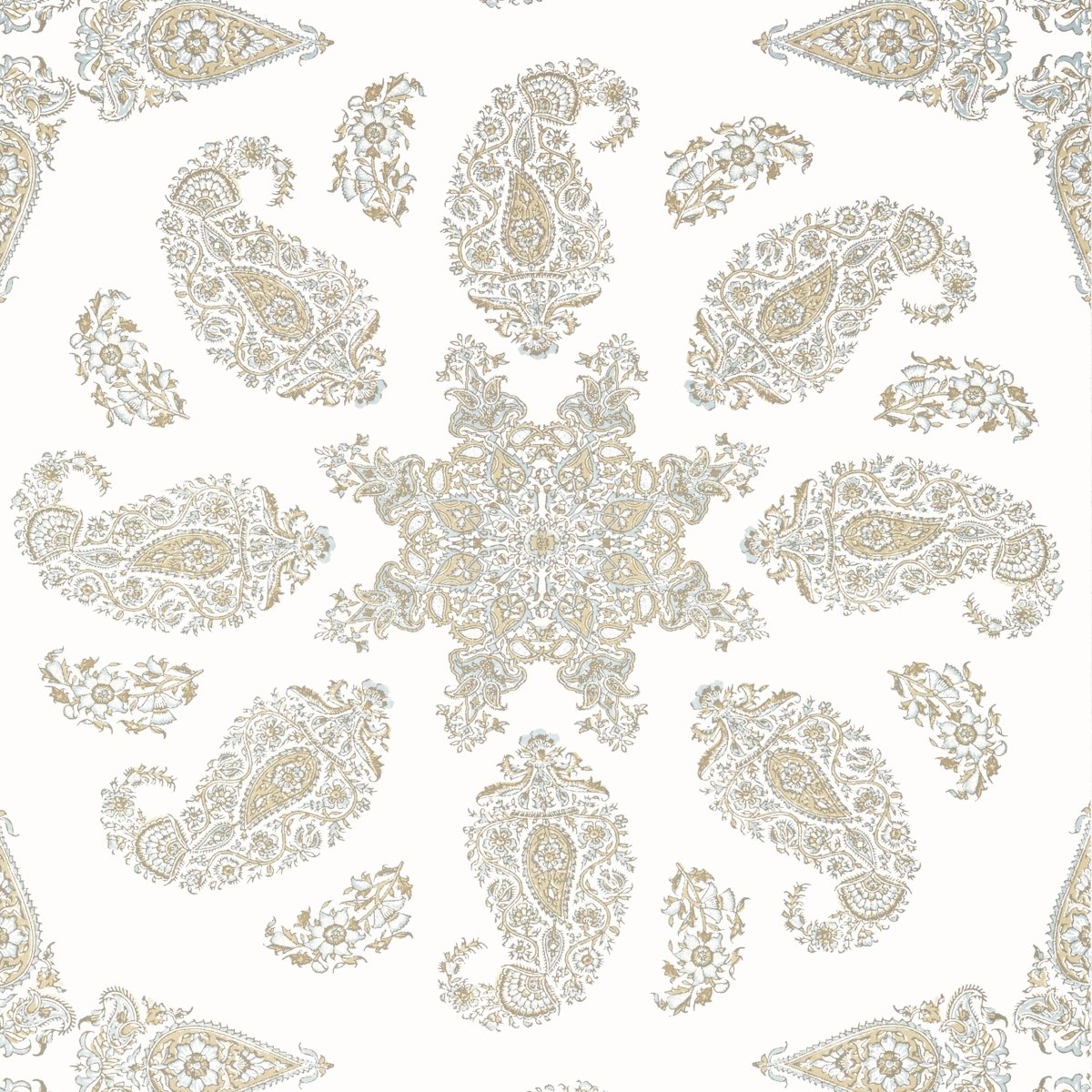 Thibaut Indienne East India Behang T36427 - LAB COLOUR THE WORLD