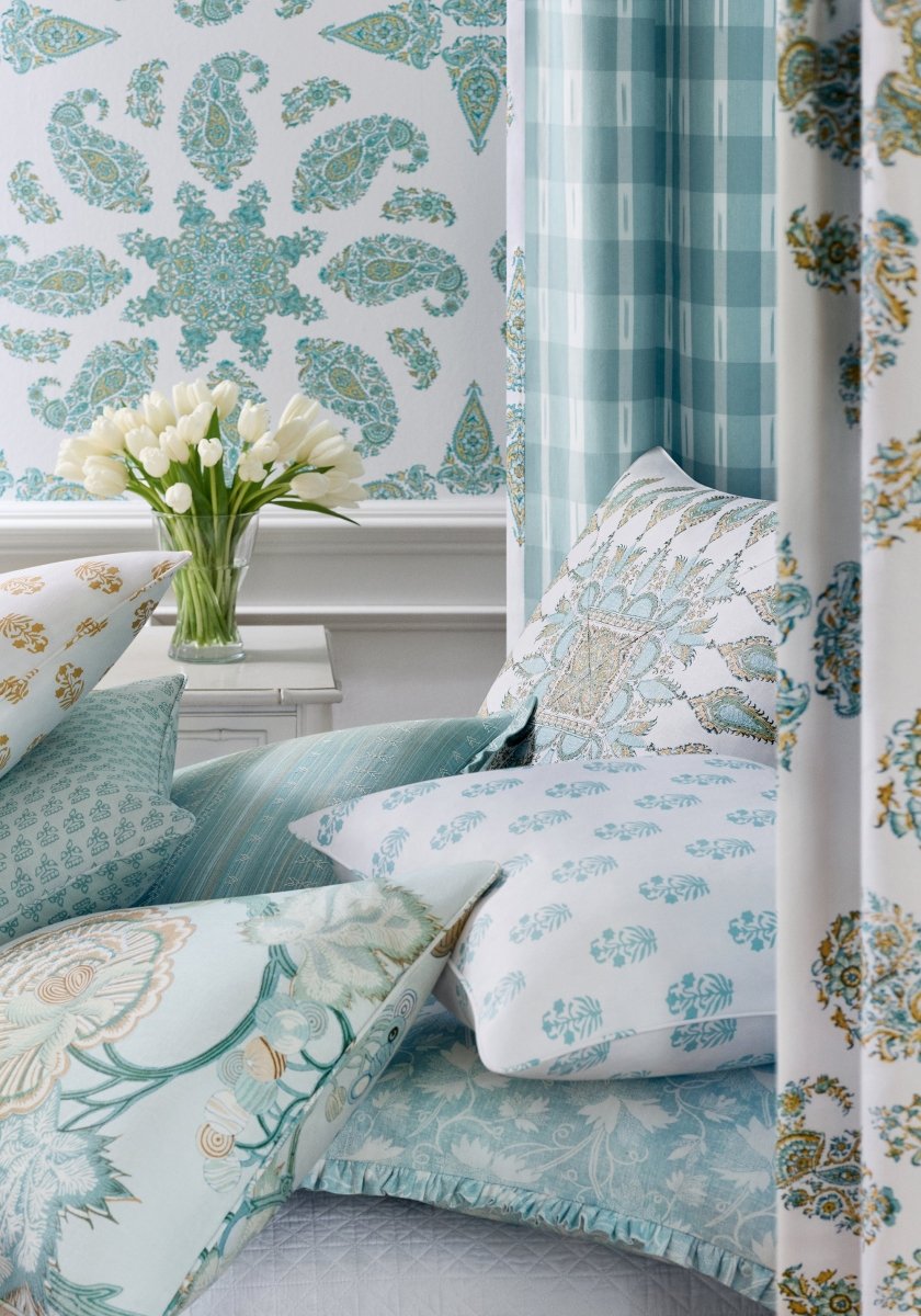 Thibaut Indienne East India Behang T36428 - LAB COLOUR THE WORLD
