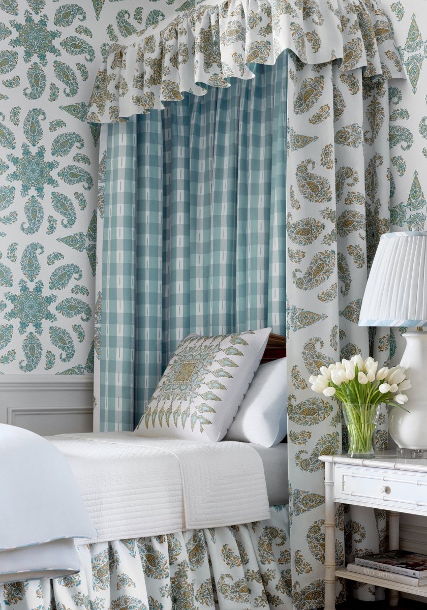 Thibaut Indienne East India Behang T36428 - LAB COLOUR THE WORLD