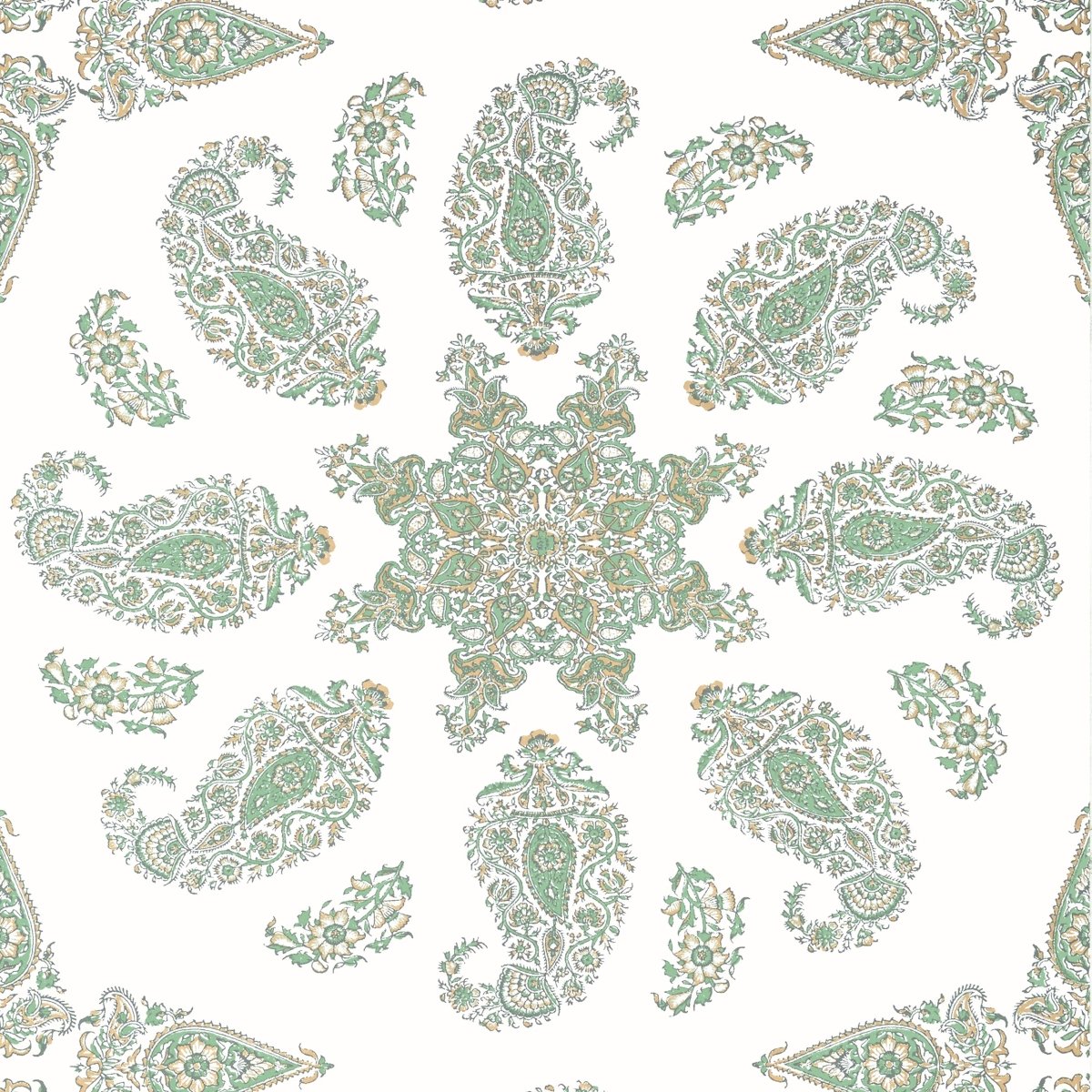 Thibaut Indienne East India Behang T36442 - LAB COLOUR THE WORLD