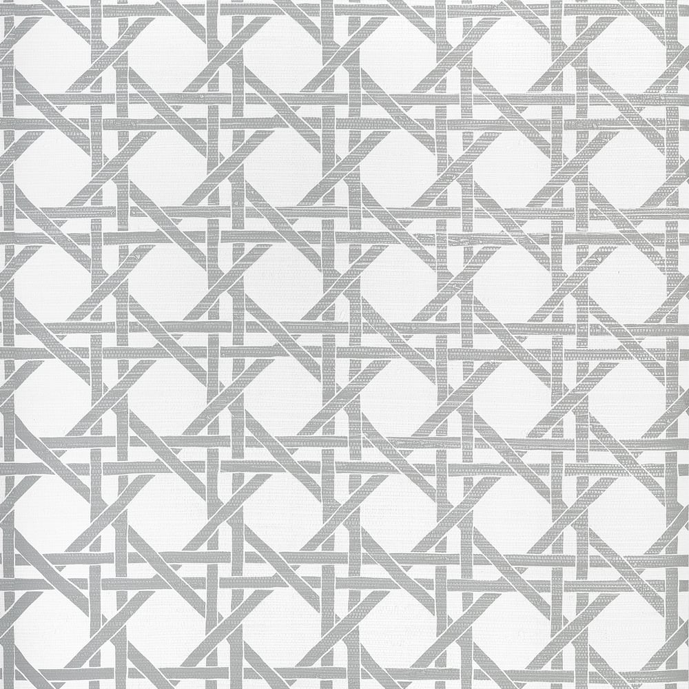 Thibaut Islander CANARY TRELLIS Metallic Silver T15822 - LAB COLOUR THE WORLD