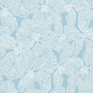 Thibaut Islander ISLAND ORCHID Light Blue T15847 - LAB COLOUR THE WORLD