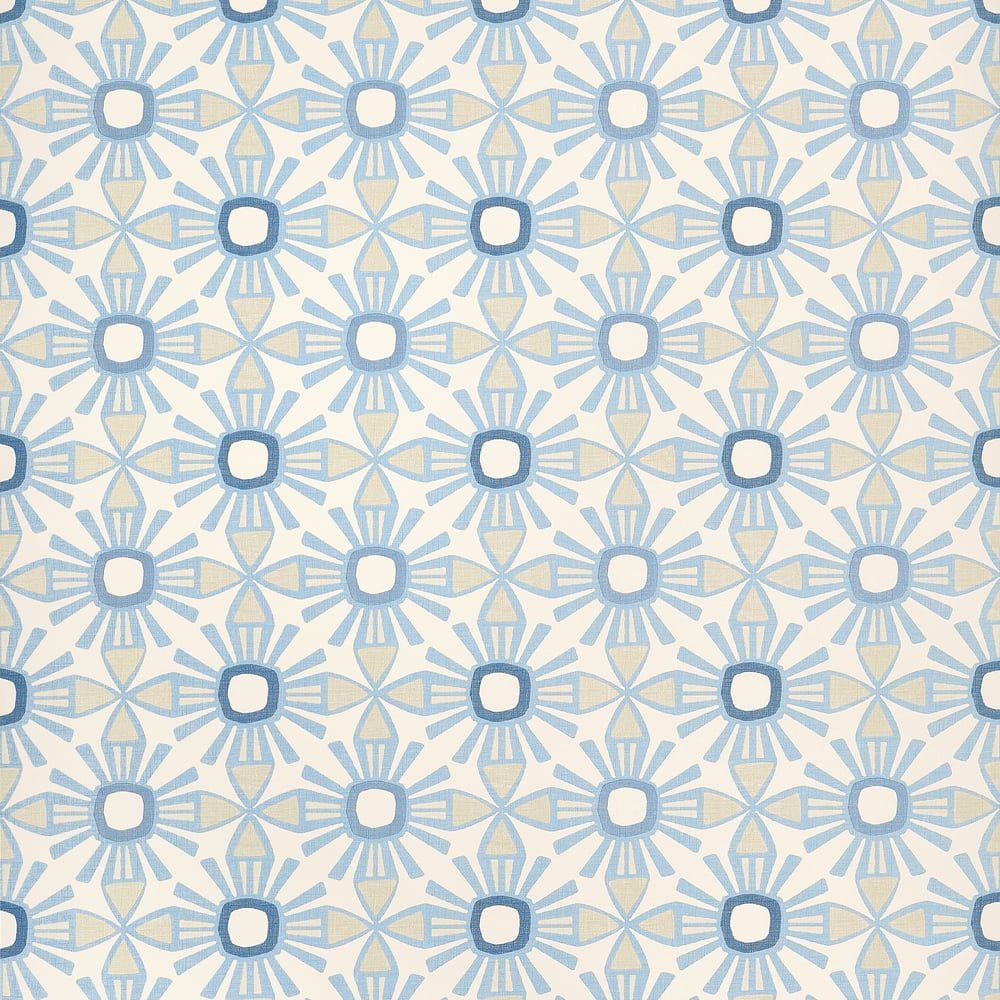 Thibaut Islander KONA Blue and Beige T15830 - LAB COLOUR THE WORLD