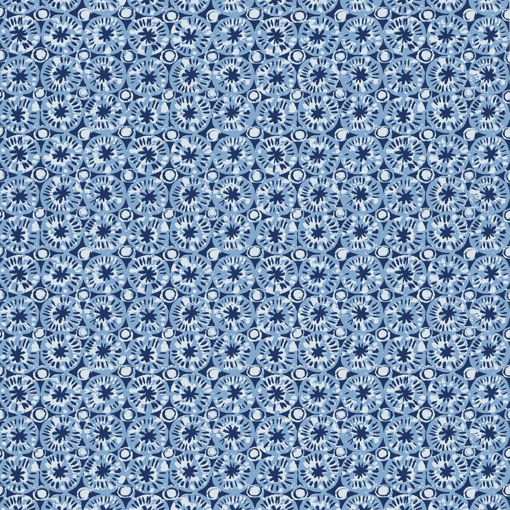 Thibaut Islander SAND DOLLAR Blue T15855 - LAB COLOUR THE WORLD