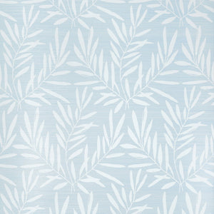 Thibaut Islander SUMMER LEAVES Light Blue T15804 - LAB COLOUR THE WORLD