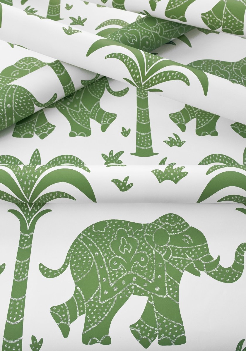 Thibaut Kismet Elephant Behang T16201 - LAB COLOUR THE WORLD