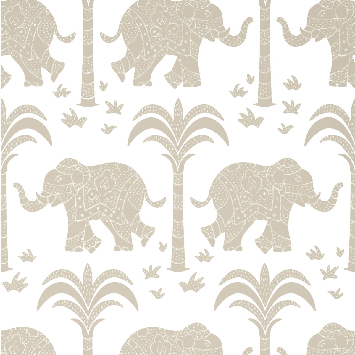 Thibaut Kismet Elephant Behang T16205 - LAB COLOUR THE WORLD