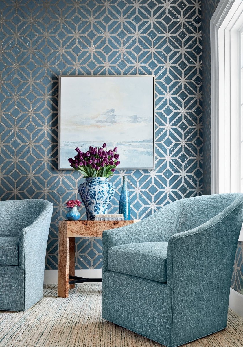 Thibaut Modern Resource 2 Mamora Trellis Cork Behang T10415 - LAB COLOUR THE WORLD