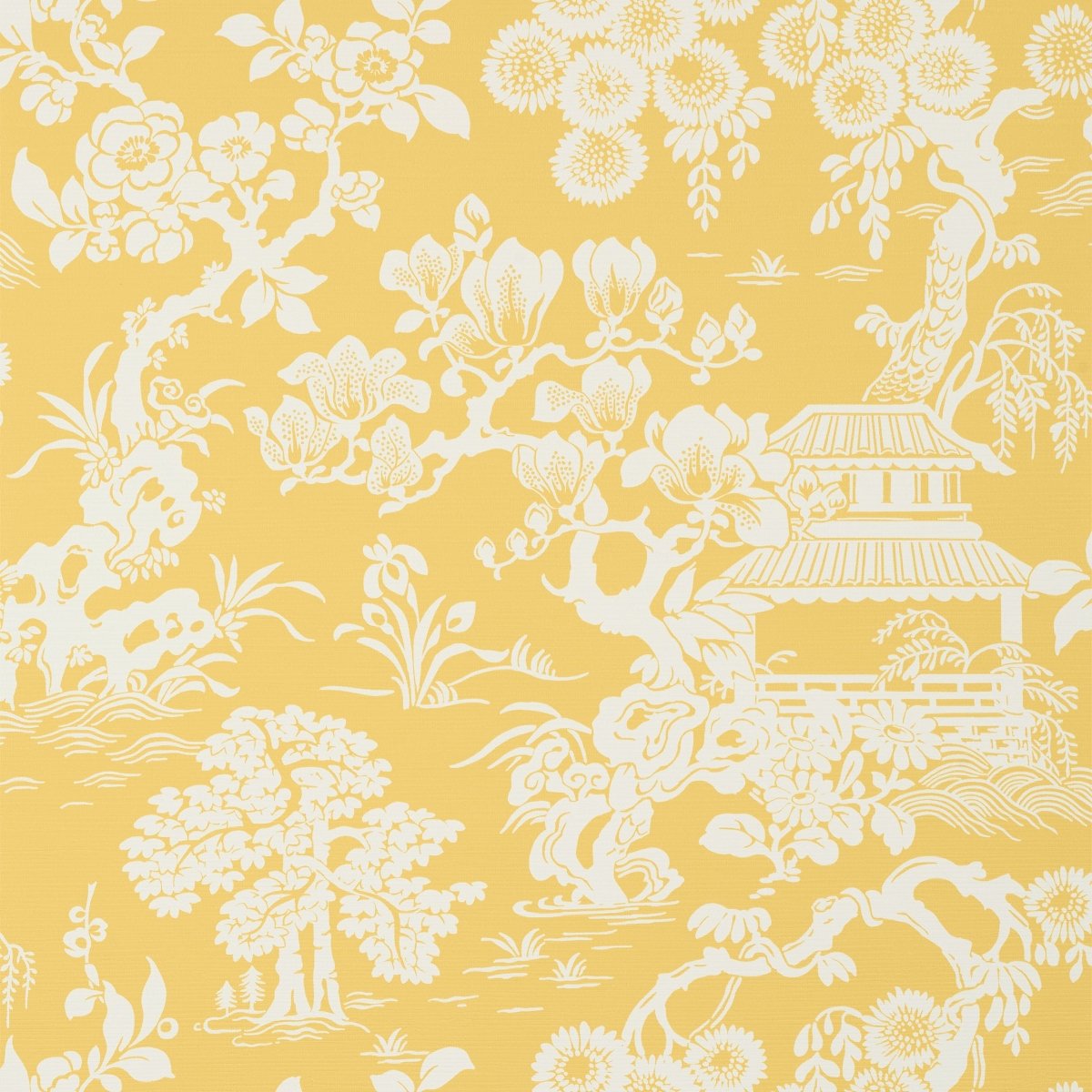 Thibaut Pavilion Japanese Garden Behang T13302 - LAB COLOUR THE WORLD