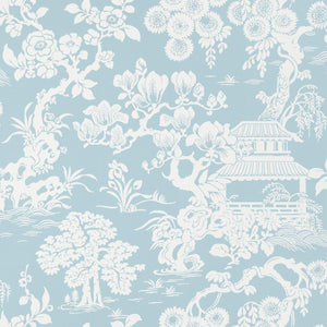 Thibaut Pavilion Japanese Garden Behang T13303 - LAB COLOUR THE WORLD
