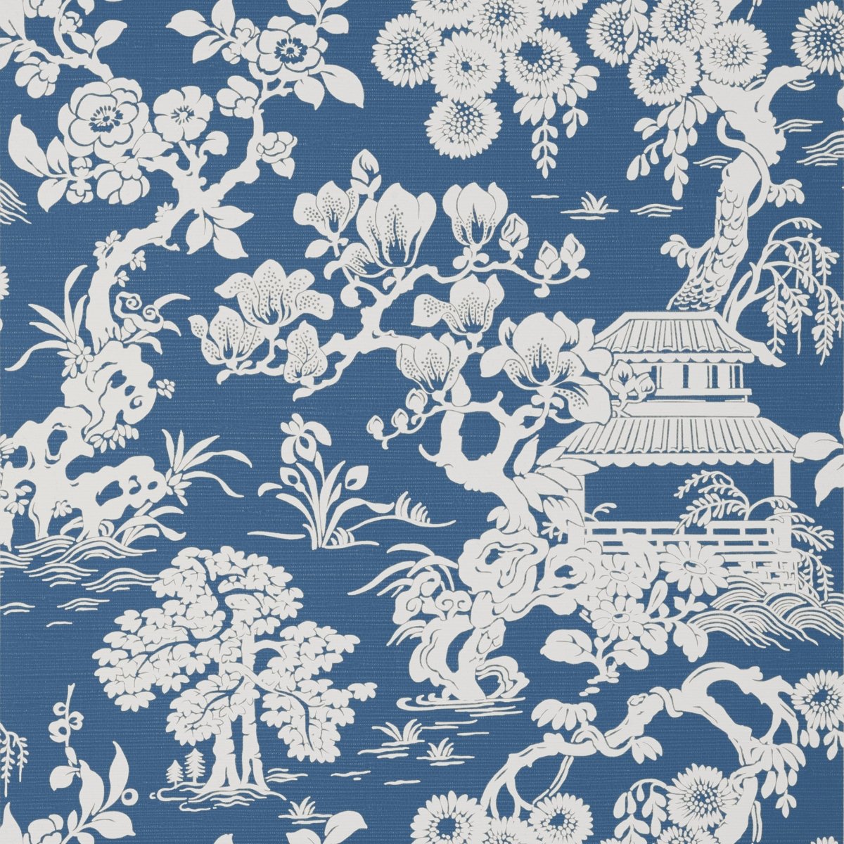 Thibaut Pavilion Japanese Garden Behang T13306 - LAB COLOUR THE WORLD