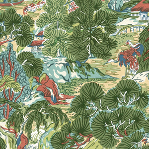 Thibaut Sojourn Pagoda Trees Behang T42022 - LAB COLOUR THE WORLD
