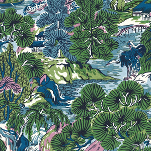 Thibaut Sojourn Pagoda Trees Behang T42024 - LAB COLOUR THE WORLD
