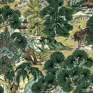 Thibaut Sojourn Pagoda Trees Behang T42025 - LAB COLOUR THE WORLD