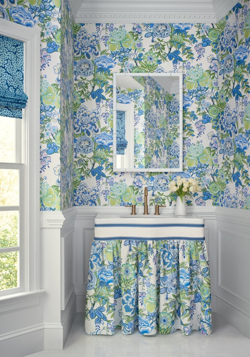 Thibaut Sojourn Peony Garden Behang T42021 - LAB COLOUR THE WORLD