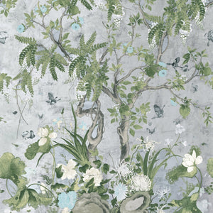 Thibaut Sojourn Wild Wisteria Mural Behang TM42053 - LAB COLOUR THE WORLD