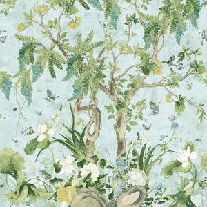Thibaut Sojourn Wild Wisteria Mural Behang TM42054 - LAB COLOUR THE WORLD
