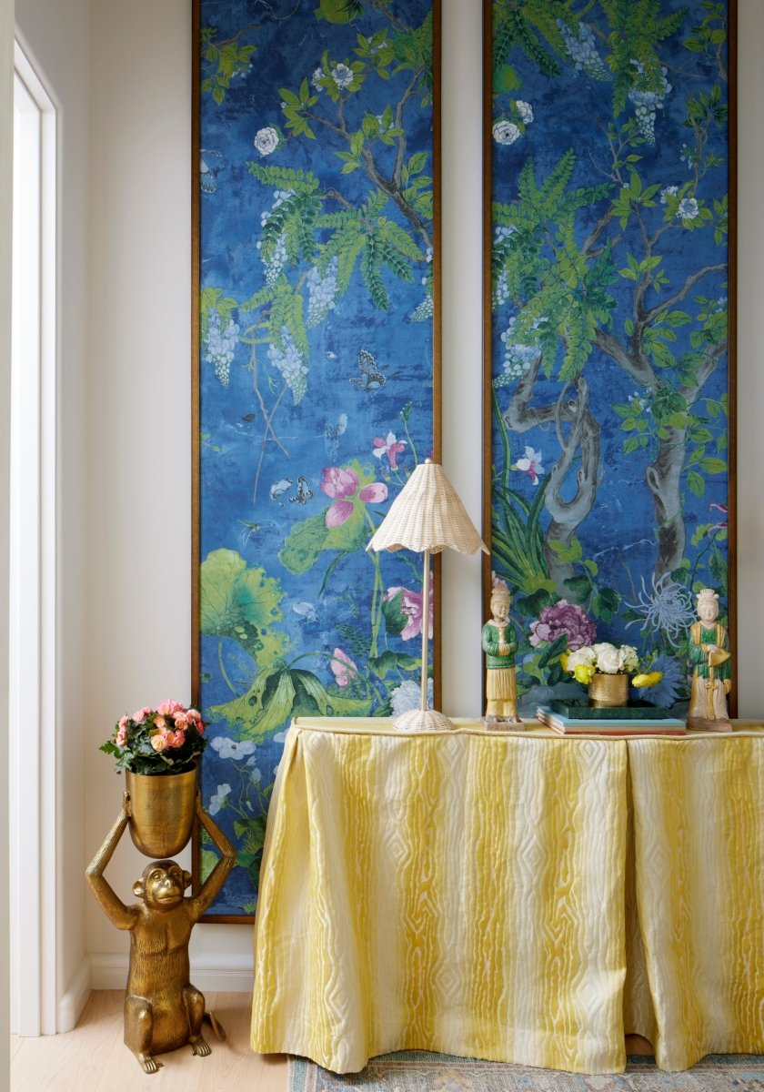 Thibaut Sojourn Wild Wisteria Mural Behang TM42055 - LAB COLOUR THE WORLD