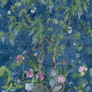 Thibaut Sojourn Wild Wisteria Mural Behang TM42055 - LAB COLOUR THE WORLD