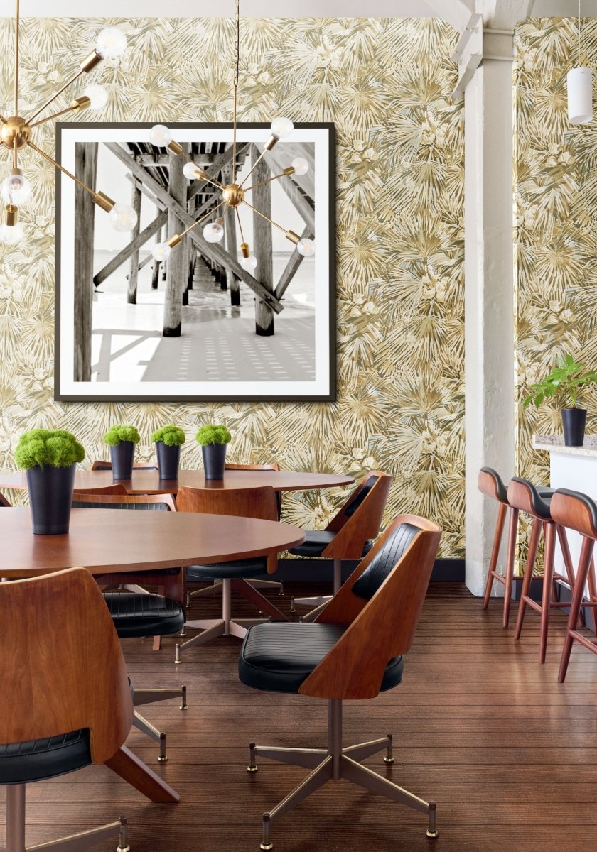 Thibaut Texture Resource 9 Palmier Wide Width Behang TWW34009 - LAB COLOUR THE WORLD