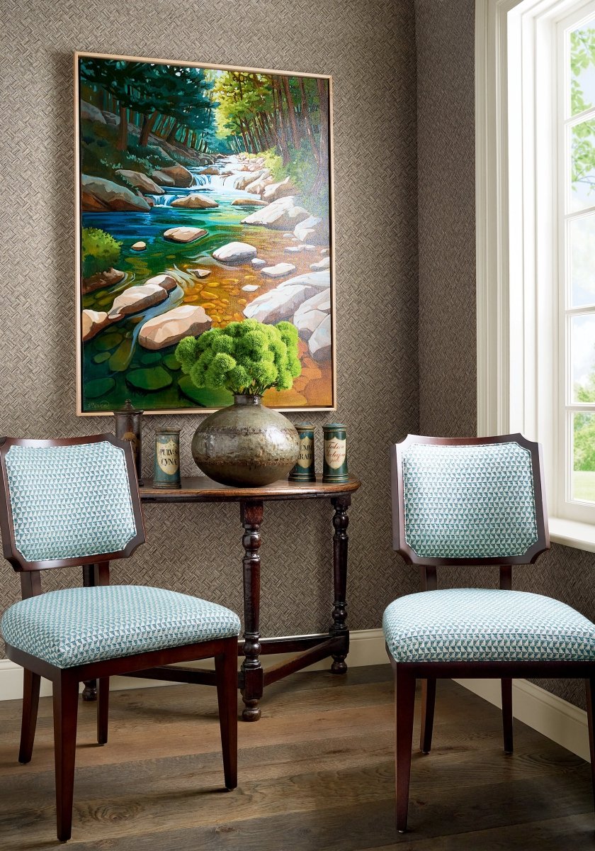 Thibaut Texture Resource 9 Saddle Weave Behang T34060 - LAB COLOUR THE WORLD