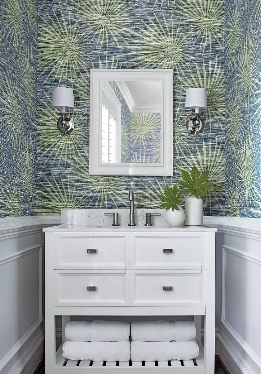 Thibaut Tropics Palm Frond Behang T10141 - LAB COLOUR THE WORLD