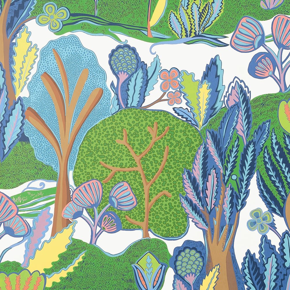 Thibaut Wanderlust ALBERO Green and Blue T45009 - LAB COLOUR THE WORLD