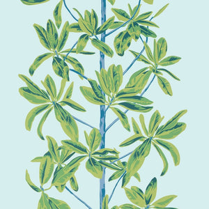 Thibaut Wanderlust MANGROVE TREE Turquoise T45033 - LAB COLOUR THE WORLD