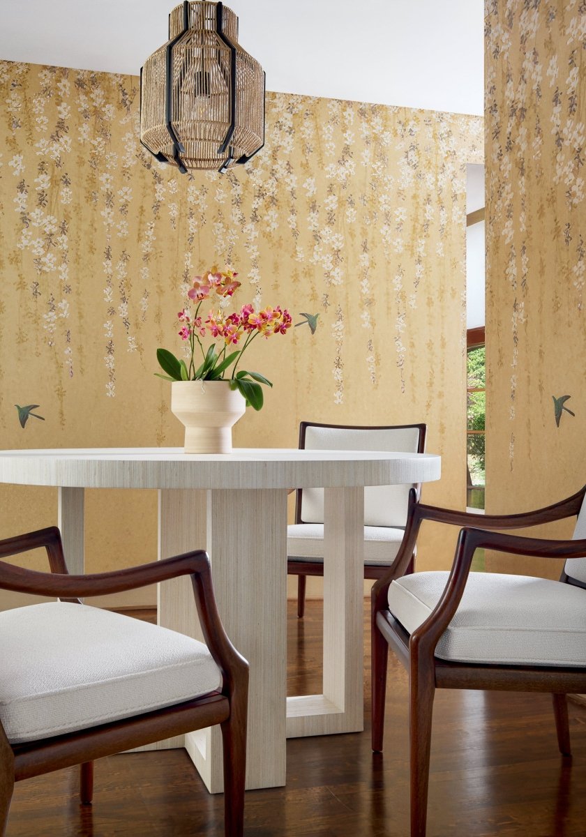 Thibaut Yutori Blossom Mural Behang TM24452 - LAB COLOUR THE WORLD