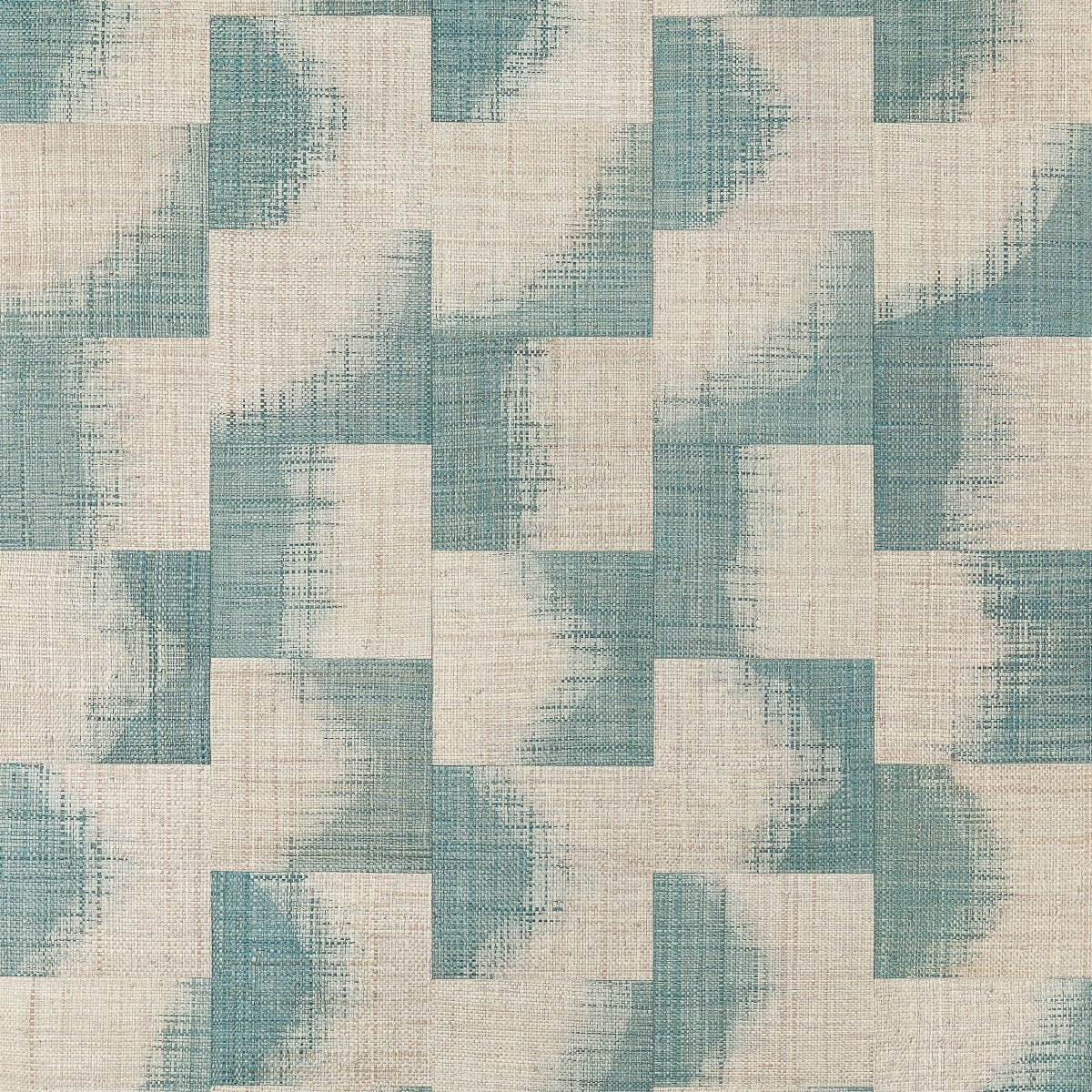 Thibaut Yutori Raffia Squares Behang T24429 - LAB COLOUR THE WORLD