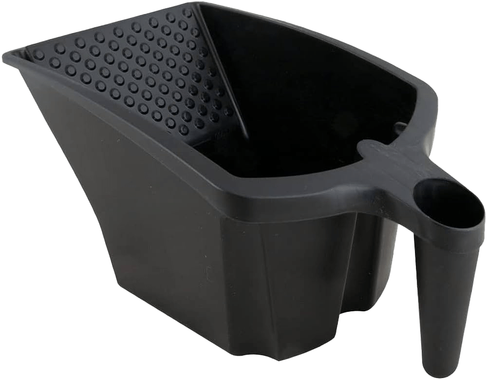 VERFBAKJE MET HANDVAT + 5 TRANSPARANTE INLEGBAKJES - LAB COLOUR THE WORLD