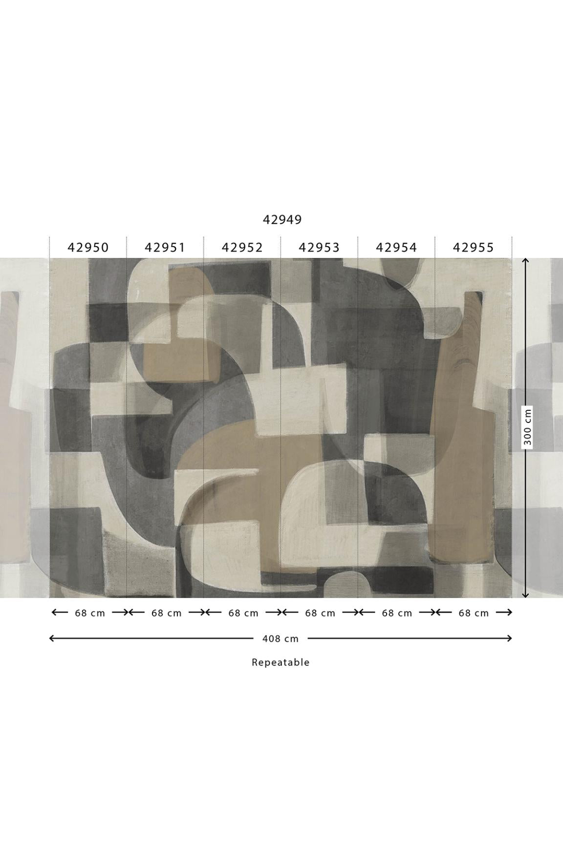 HookedOnWalls Milano Brera panels 42944