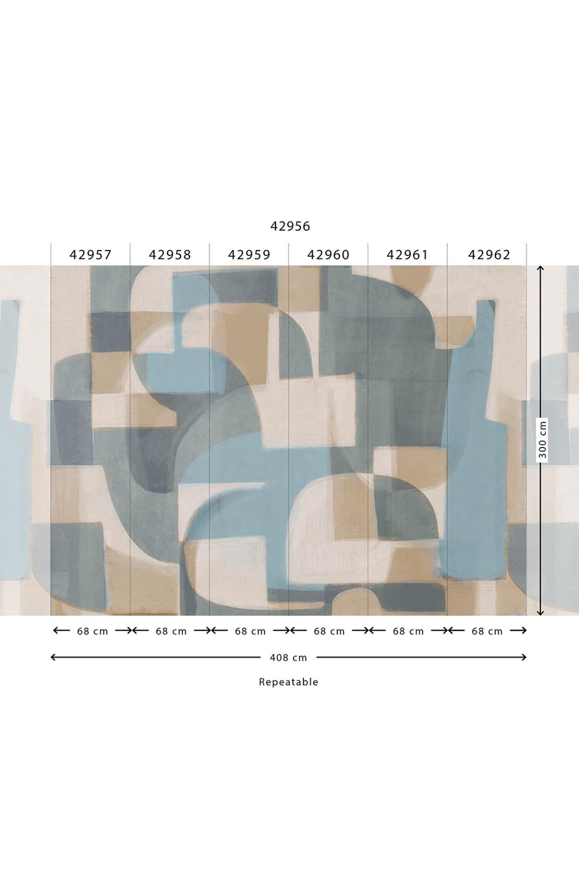 HookedOnWalls Milano Brera panels 42968