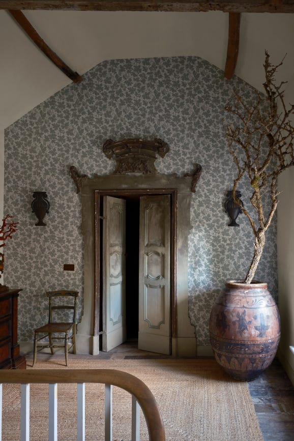 Farrow & Ball Vine Leaf Behang BP6802
