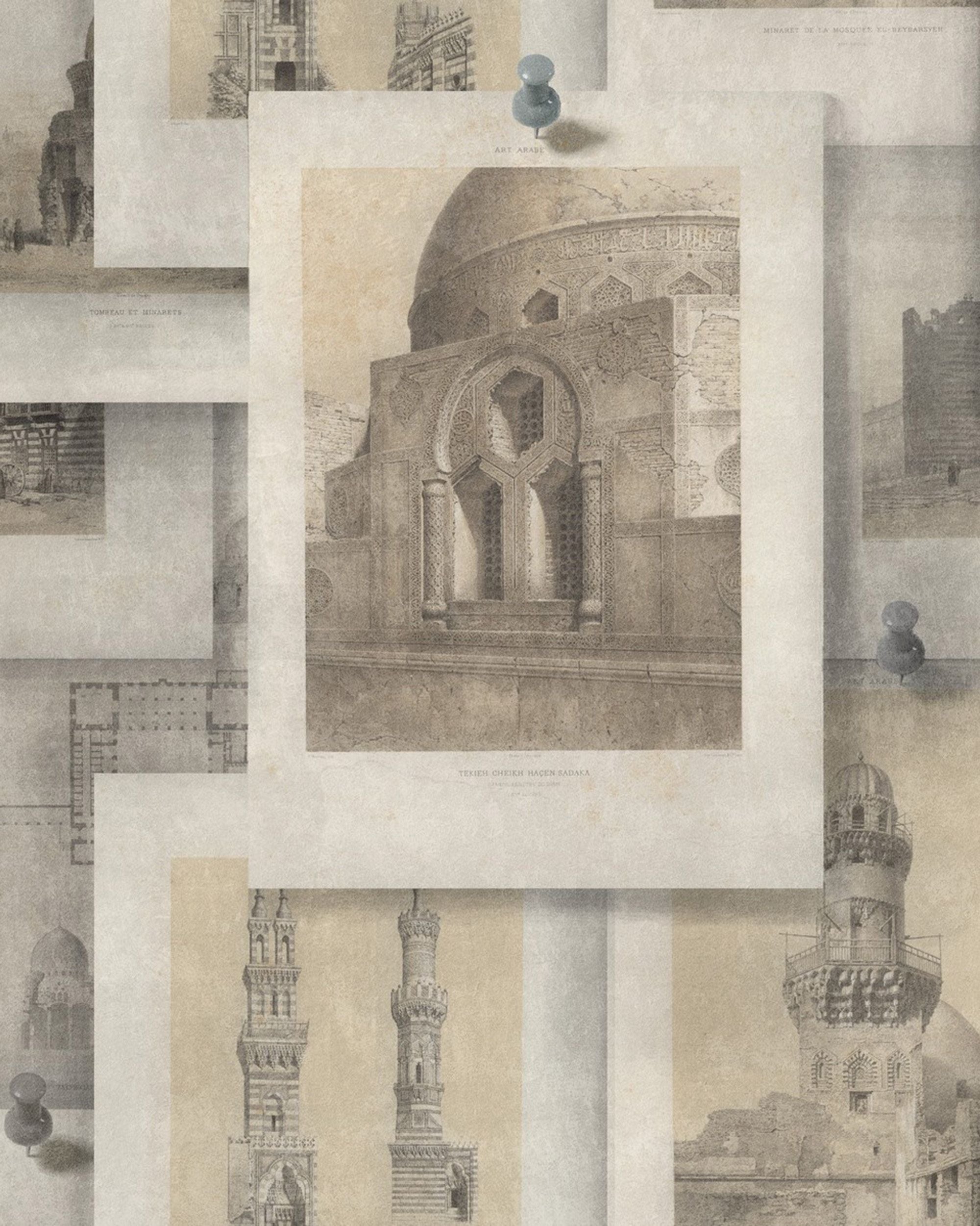 Mind The Gap Arabian Monuments Behang
