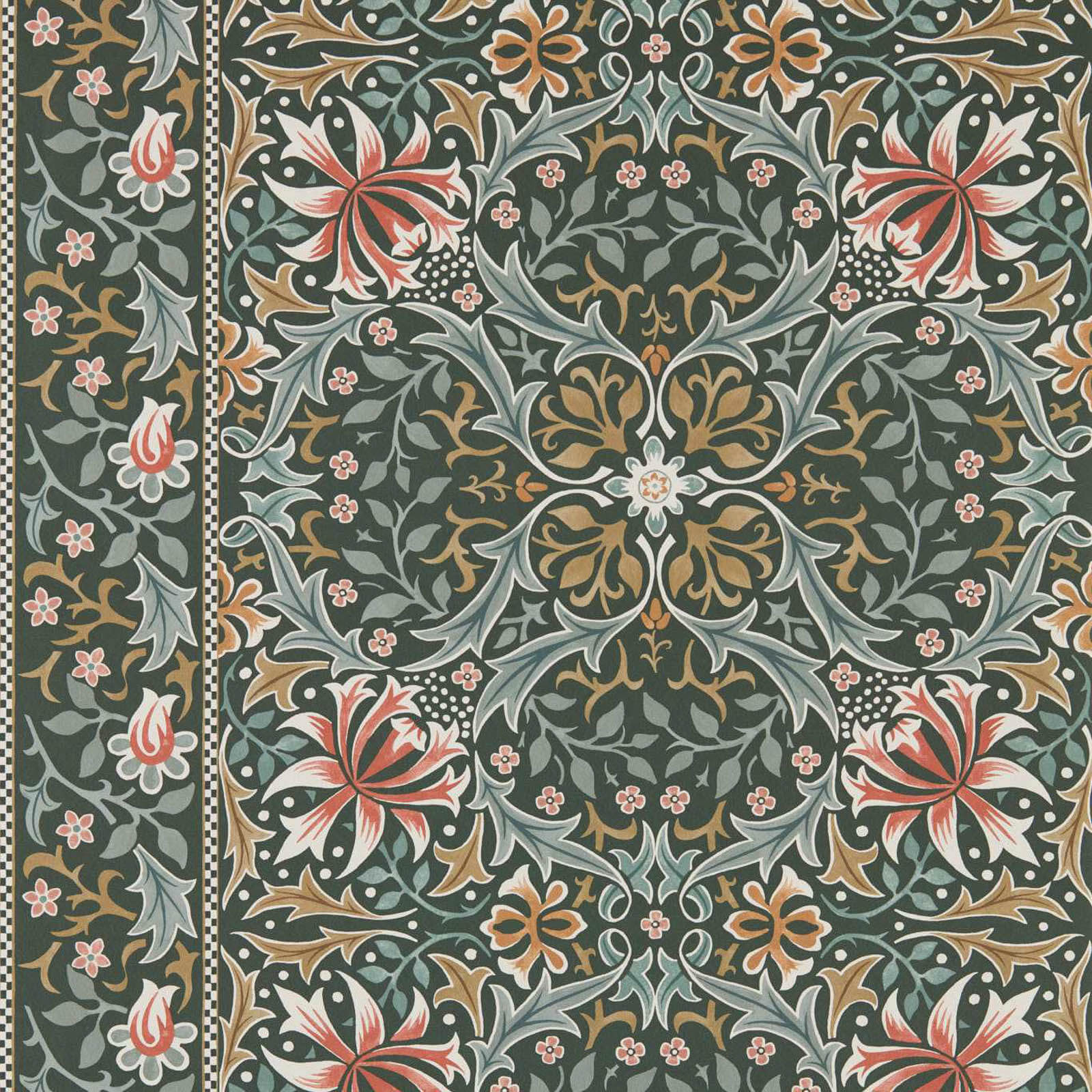 Morris & Co. Walthamstow Behang 217600 - LAB COLOUR THE WORLD