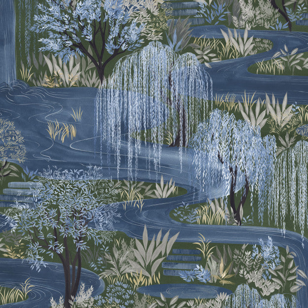 Les Dominotiers Water Garden Behang DOM 211-2