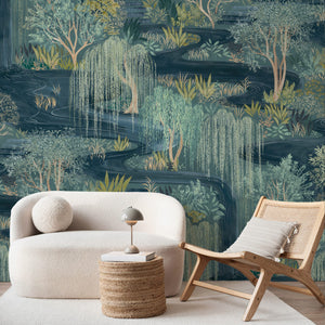 Les Dominotiers Water Garden Behang DOM 211-3