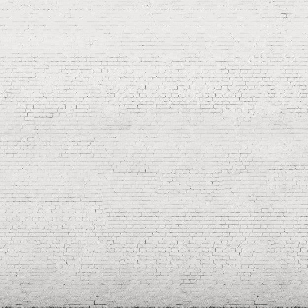 Les Dominotiers White Brick Wall Blanc Behang DOM 400